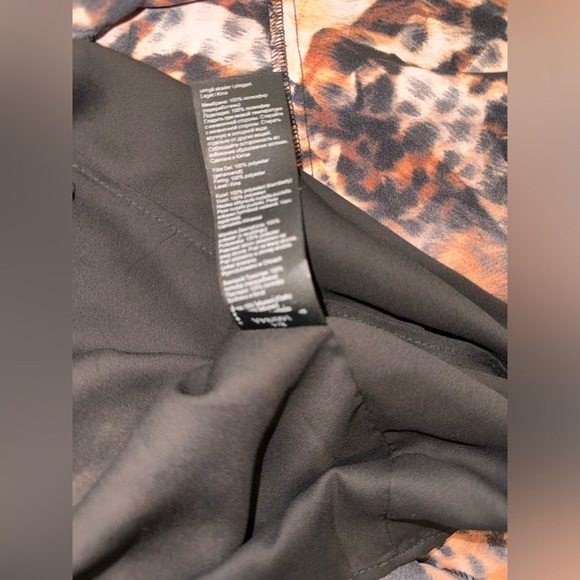 NWOT AllSaints Cayla Spark Abstract Animal Print One-Shoulder Minidress sz 4 - Picture 4 of 5